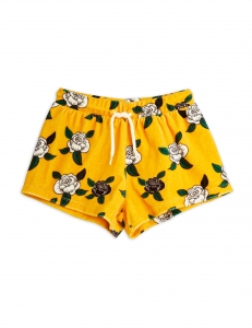 Preview: MINI RODINI Shorts Roses - gelb